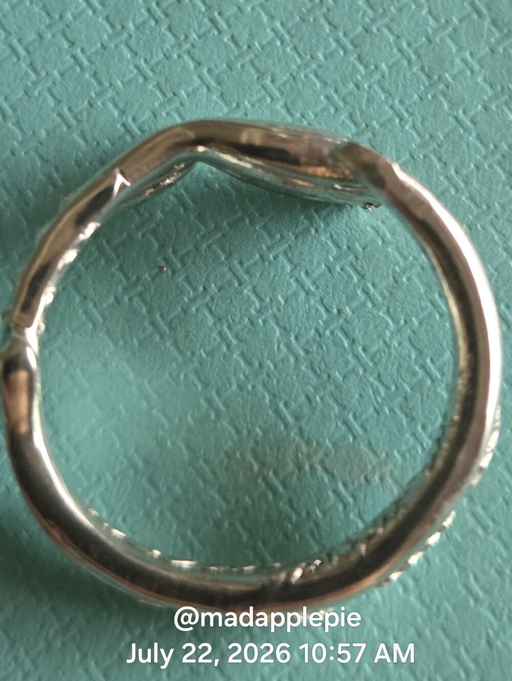 1885 Tiffany & Co Marigold (Tulip) Spoon Ring In Sterling  Luxury Minimalist #98 - Picture 8 of 14